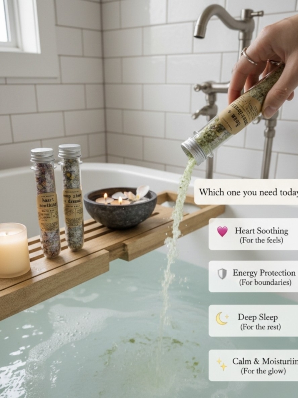 Test Tube Bath Salt - Energized Protection